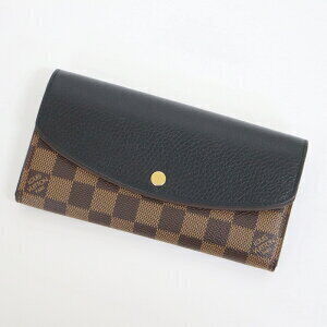 Louis Vuitton Portefeuille Wallet Normandy Brown Black Damier